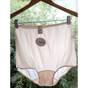 NWT Sz 7🇺🇸Vtg Kayser 100% Tricot Nylon COMFORT SHIELD Panties 2Mushroom Gusset